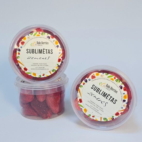 Sublimētas zemenes 20g