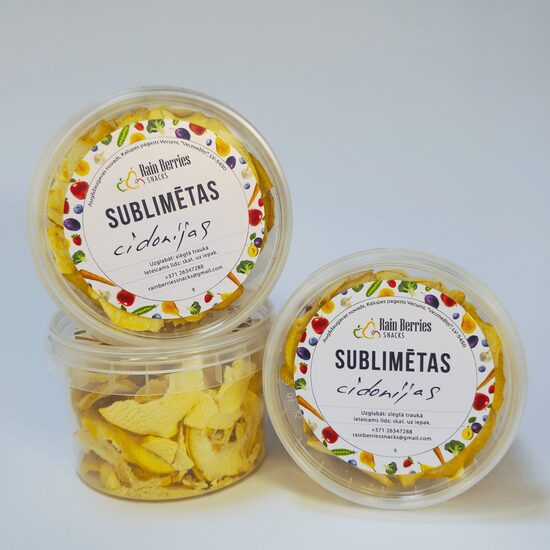 Sublimētas cidonijas 35g