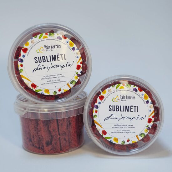 Sublimēti plūmjkrapški 25g