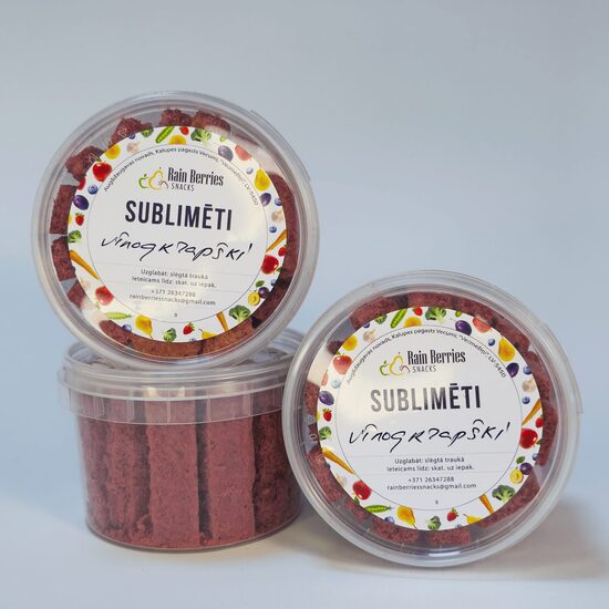 Sublimēti vīnogkrapški 46g